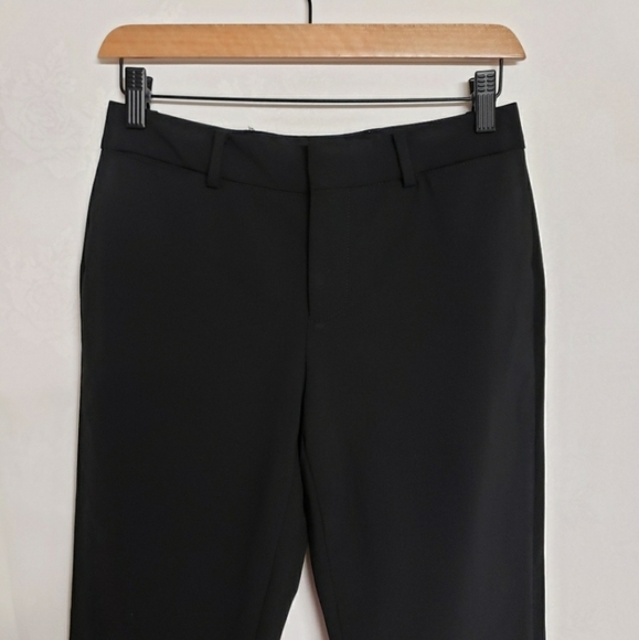 Coach Black Ankle Length Straight Slacks - Picture 3 of 5